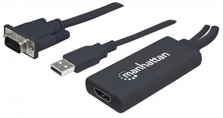 Convertidor VGA+Audio a HDMI MANHATTAN 152426