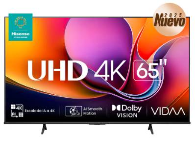 Televisiones Hisense 65A65NV